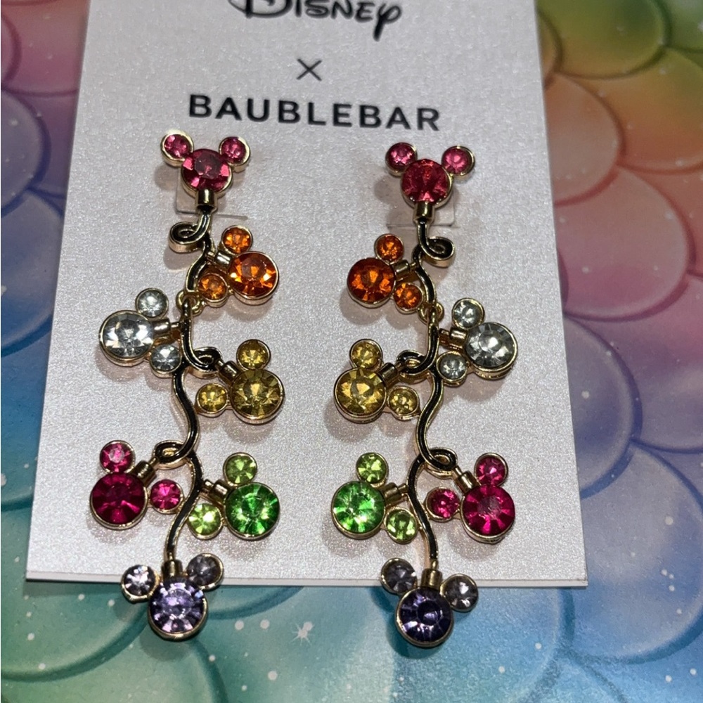 BaubleBar Multicolor Mickey Earrings